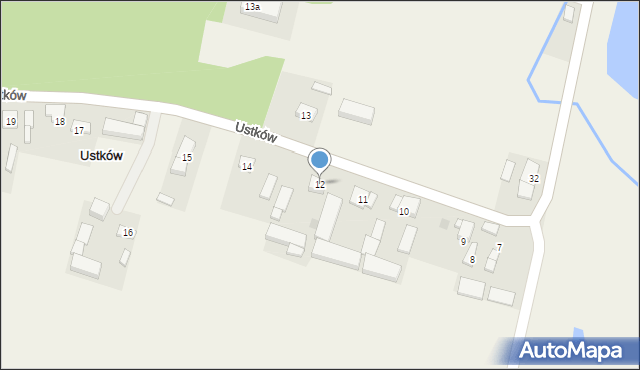 Ustków, Ustków, 12, mapa Ustków