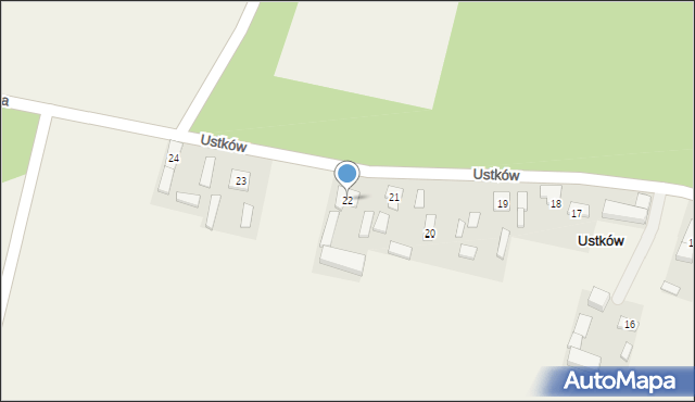 Ustków, Ustków, 22, mapa Ustków