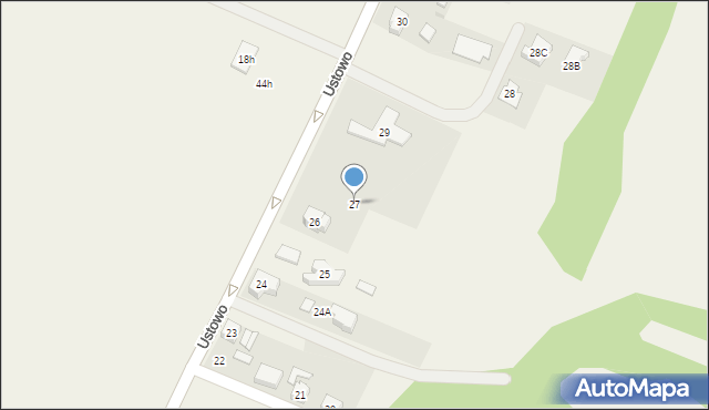 Ustowo, Ustowo, 27, mapa Ustowo