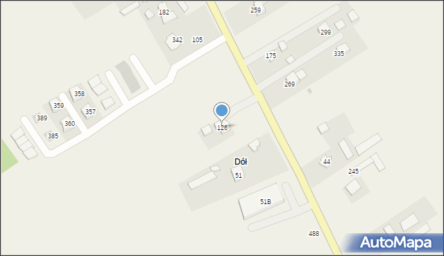 Ustrobna, Ustrobna, 126, mapa Ustrobna