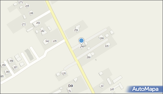 Ustrobna, Ustrobna, 175, mapa Ustrobna