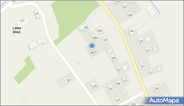 Ustrobna, Ustrobna, 301, mapa Ustrobna