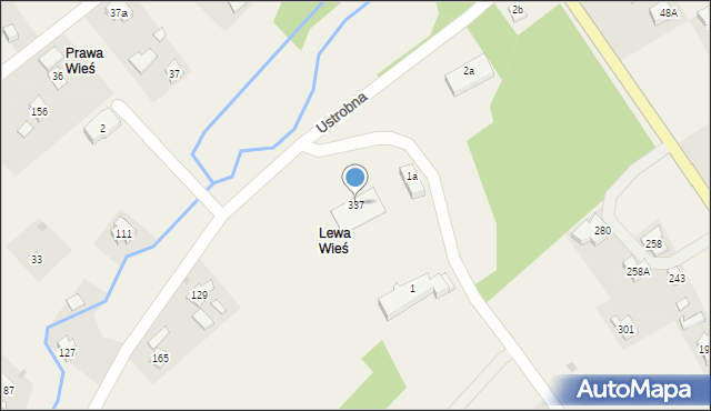 Ustrobna, Ustrobna, 337, mapa Ustrobna