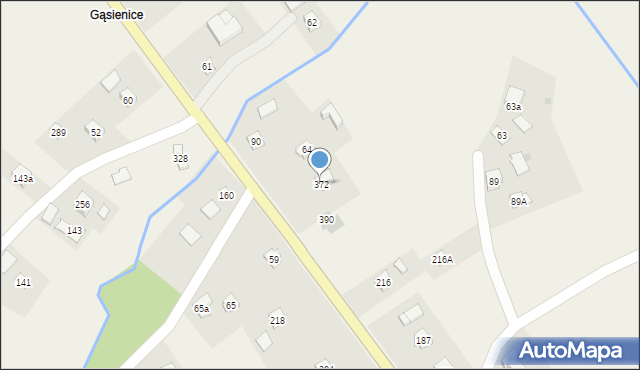 Ustrobna, Ustrobna, 372, mapa Ustrobna