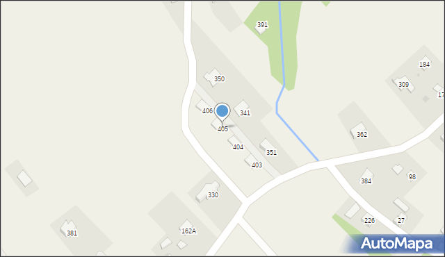 Ustrobna, Ustrobna, 405, mapa Ustrobna