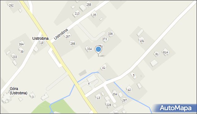 Ustrobna, Ustrobna, 411, mapa Ustrobna
