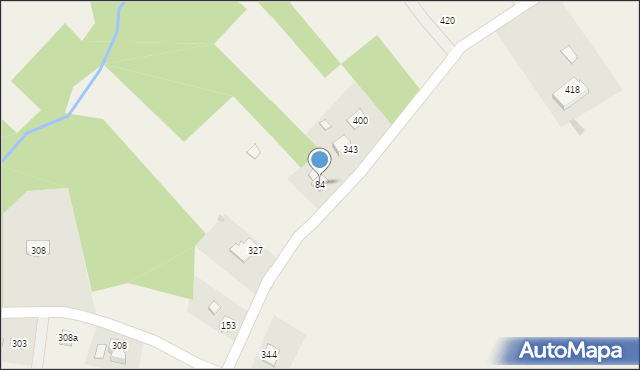 Ustrobna, Ustrobna, 84, mapa Ustrobna