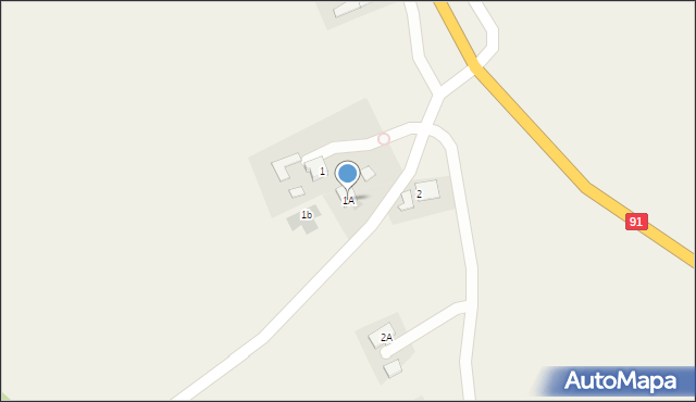 Ustronie, Ustronie, 1A, mapa Ustronie