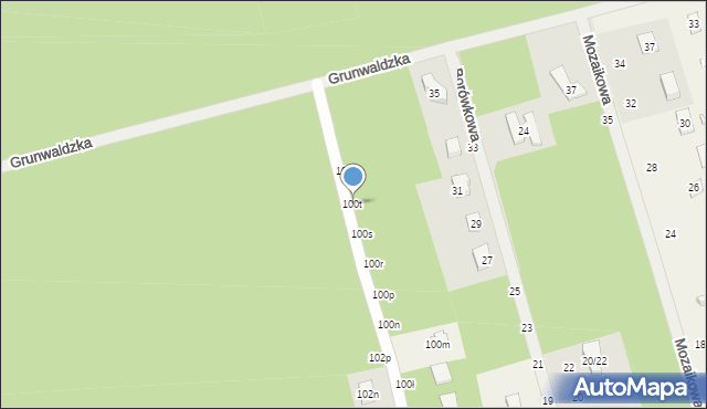 Ustronie, Ustronie, 100t, mapa Ustronie