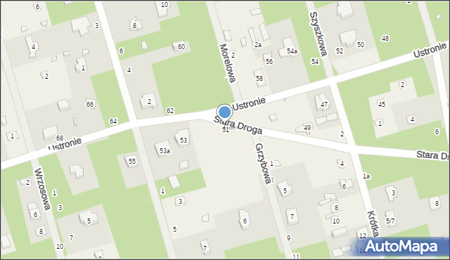 Ustronie, Ustronie, 51, mapa Ustronie