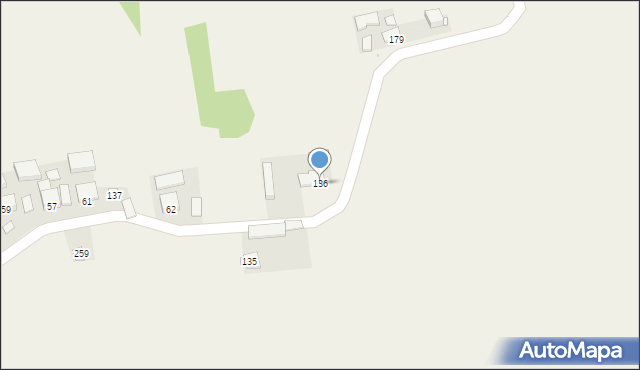Uszew, Uszew, 136, mapa Uszew