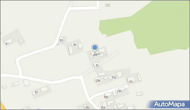 Uszew, Uszew, 168, mapa Uszew