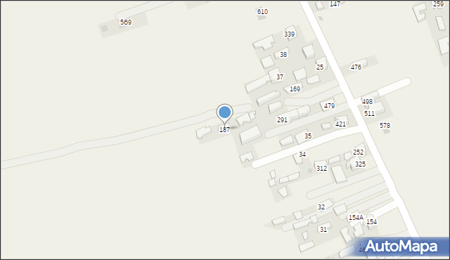 Uszew, Uszew, 187, mapa Uszew