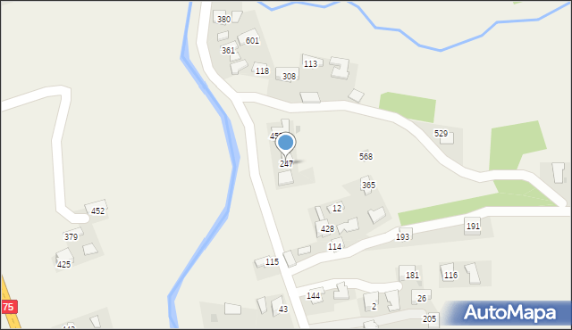 Uszew, Uszew, 247, mapa Uszew