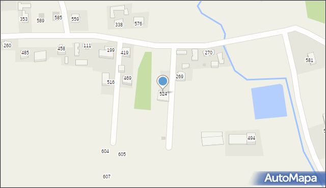 Uszew, Uszew, 524, mapa Uszew