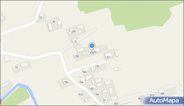 Uszew, Uszew, 532, mapa Uszew