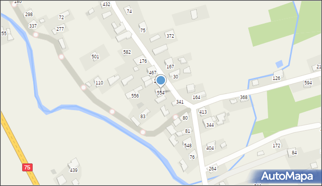 Uszew, Uszew, 554, mapa Uszew