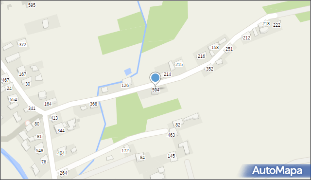 Uszew, Uszew, 594, mapa Uszew