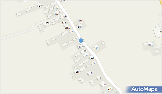 Uszew, Uszew, 617, mapa Uszew