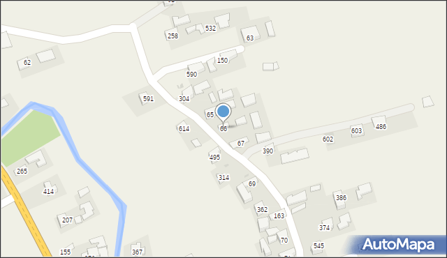 Uszew, Uszew, 66, mapa Uszew