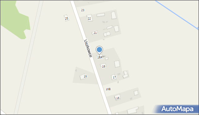 Uszkowce, Uszkowce, 18A, mapa Uszkowce