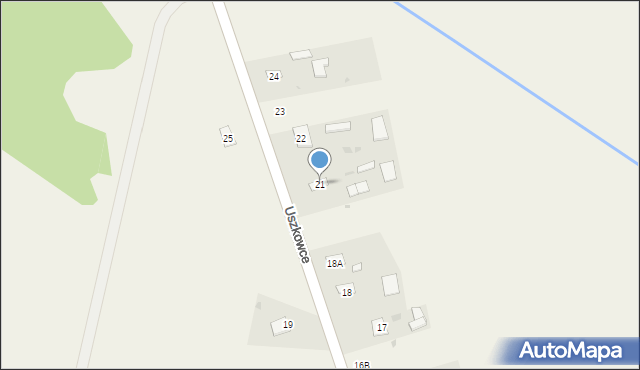 Uszkowce, Uszkowce, 21, mapa Uszkowce