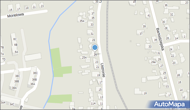 Wągrowiec, Ustronie, 25, mapa Wągrowiec