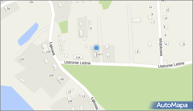 Wisełka, Ustronie Leśne, 2, mapa Wisełka