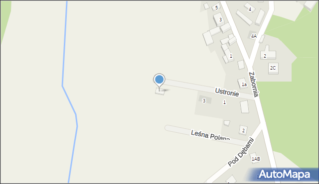 Zabornia, Ustronie, 7, mapa Zabornia