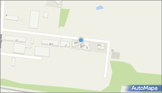 Zaścianki, Usługowa, 19, mapa Zaścianki