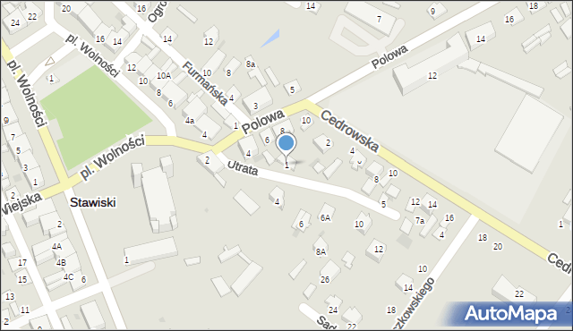 Stawiski, Utrata, 3, mapa Stawiski