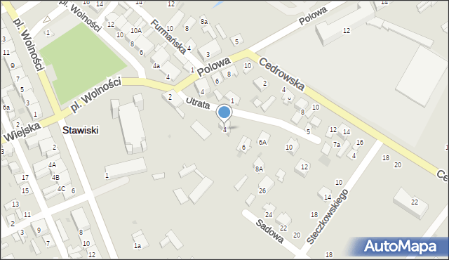 Stawiski, Utrata, 4, mapa Stawiski