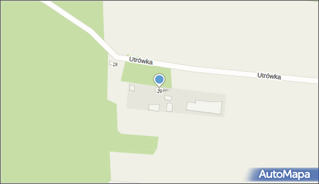 Utrówka, Utrówka, 29, mapa Utrówka