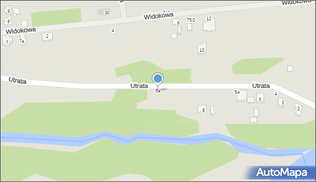 Zakroczym, Utrata, 6a, mapa Zakroczym