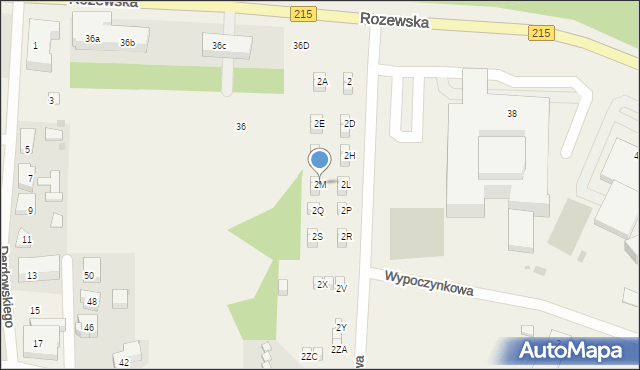 Jastrzębia Góra, Uzdrowiskowa, 2M, mapa Jastrzębia Góra