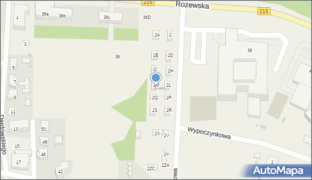 Jastrzębia Góra, Uzdrowiskowa, 2O, mapa Jastrzębia Góra