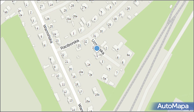 Szczecin, Uznamska, 1, mapa Szczecina