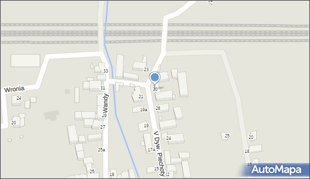 Legnica, V Dywizji Piechoty, 30, mapa Legnicy