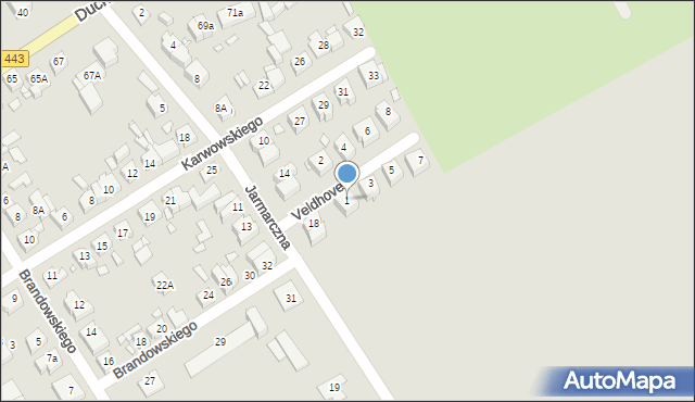 Jarocin, Veldhoven, 1, mapa Jarocin