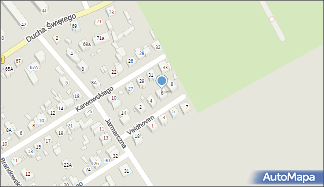 Jarocin, Veldhoven, 6, mapa Jarocin