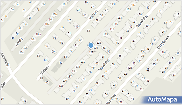 Józefosław, Victorii, 127, mapa Józefosław