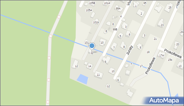 Klaudyn, Vivaldiego Antonio, 12, mapa Klaudyn