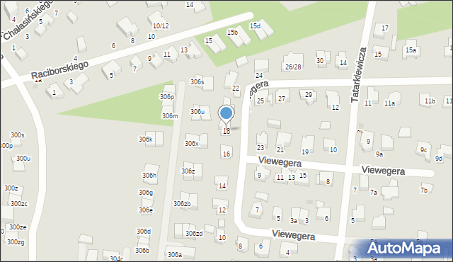 Łódź, Viewegera Teodora, 18, mapa Łodzi