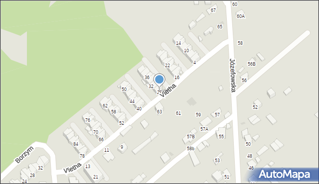 Radom, Vietha Konrada, 28, mapa Radomia