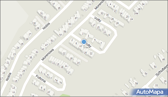 Gdańsk, Volty Aleksandra, 14, mapa Gdańska