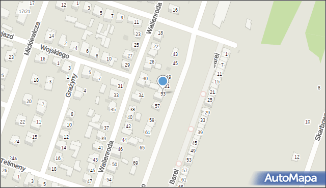 Aleksandrów Łódzki, Waryńskiego Ludwika, 53, mapa Aleksandrów Łódzki