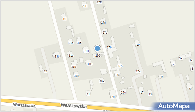 Aleksandrówka, Warszawska, 29C, mapa Aleksandrówka