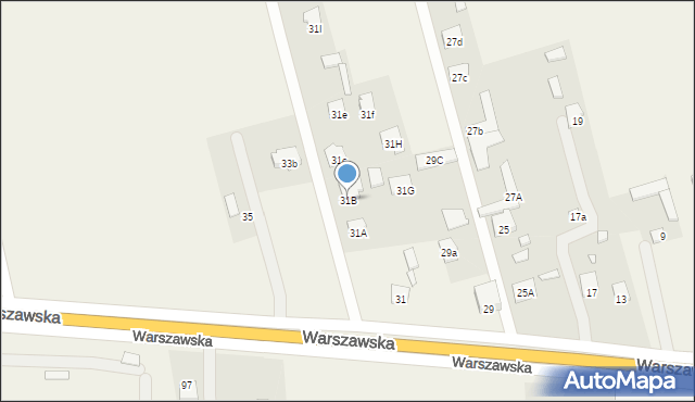 Aleksandrówka, Warszawska, 31B, mapa Aleksandrówka