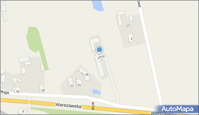 Aleksandrówka, Warszawska, 47, mapa Aleksandrówka