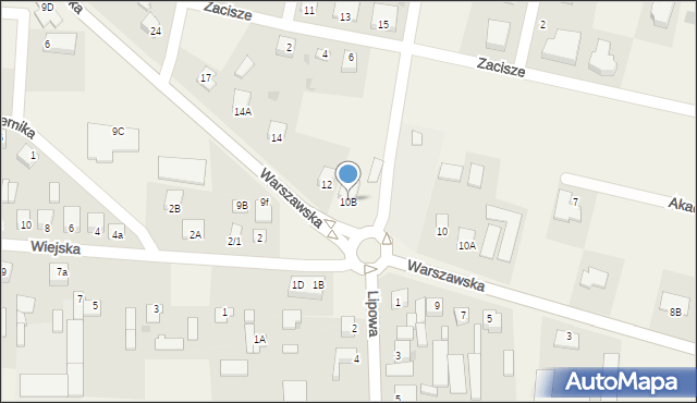 Baboszewo, Warszawska, 10B, mapa Baboszewo